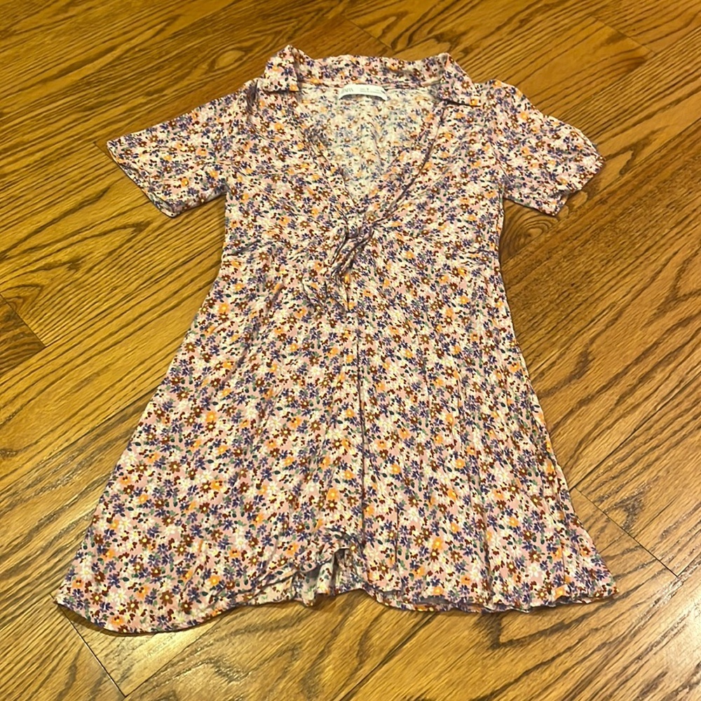 Zara Girl’s Pink Floral Dress Size 7